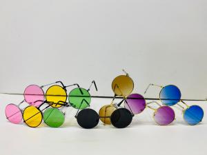 çocuk metal yuvarlak model güneş gözlüğü